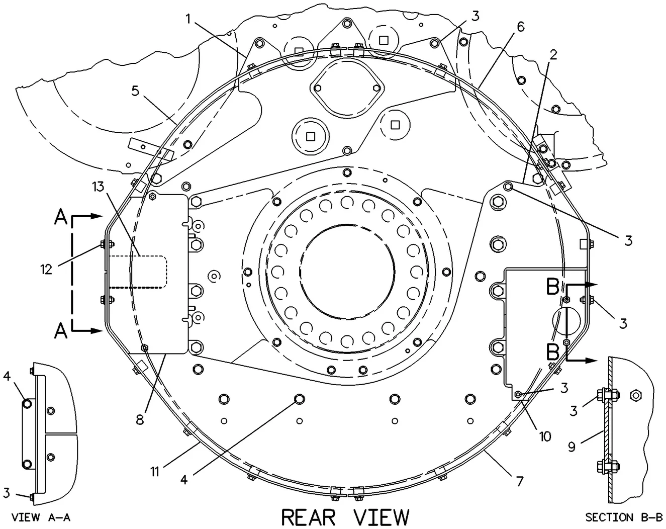 G3616 · BASIC ENGINE · 133-4671 CAT parts diagram