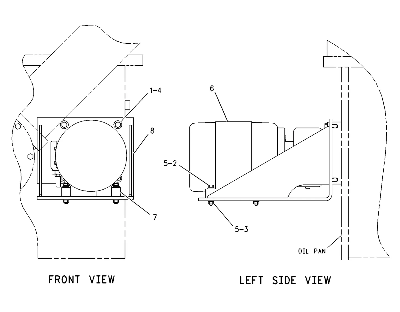 G3616 · LUBRICATION SYSTEM · 127-5687 CAT parts diagram