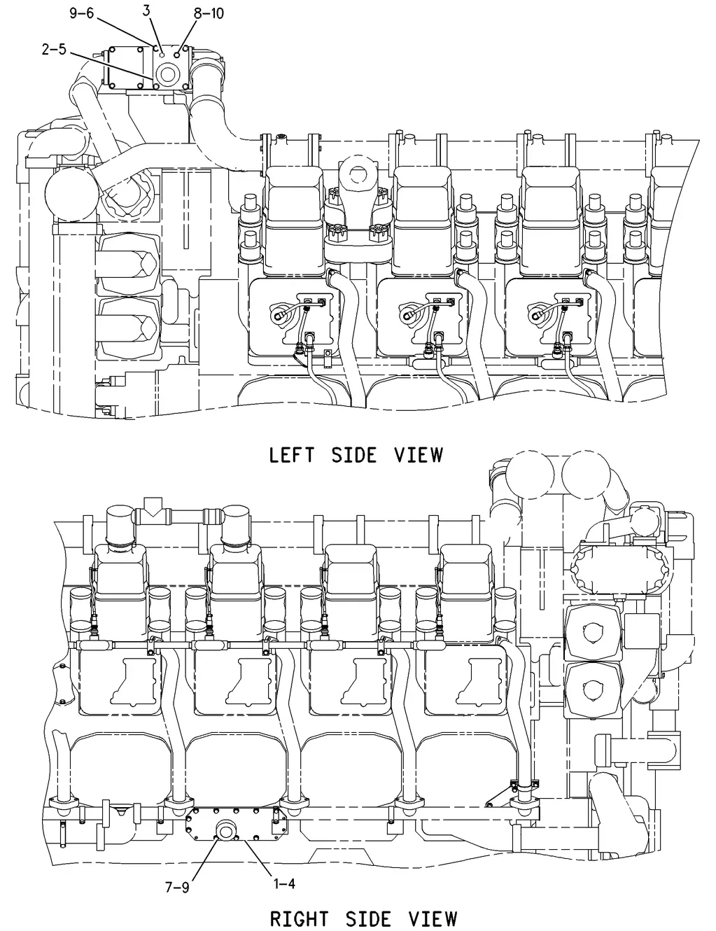 G3616 · COOLING SYSTEM · 164-5818 CAT parts diagram