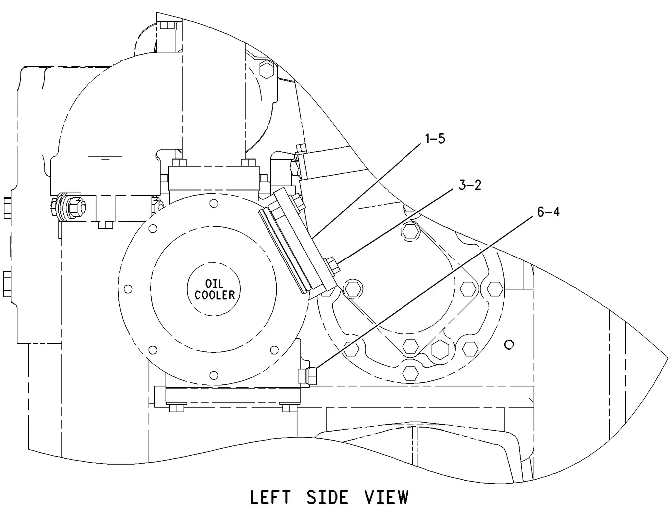 G3616 · COOLING SYSTEM · 195-5250 CAT parts diagram