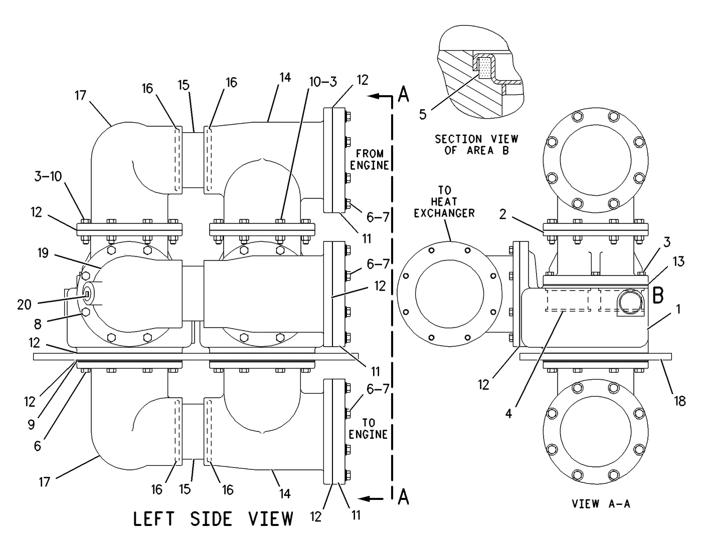 G3616 1429675 parts diagram
