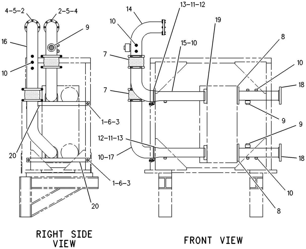 G3616 · COOLING SYSTEM · 133-7490 CAT parts diagram
