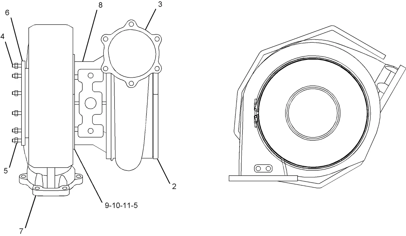 G3616 · AIR INLET AND EXHAUST SYSTEM · 228-7328 CAT parts diagram