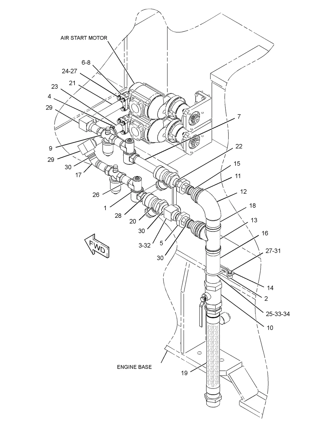 G3616 · ELECTRICAL AND STARTING SYSTEM · 200-6007 CAT parts diagram