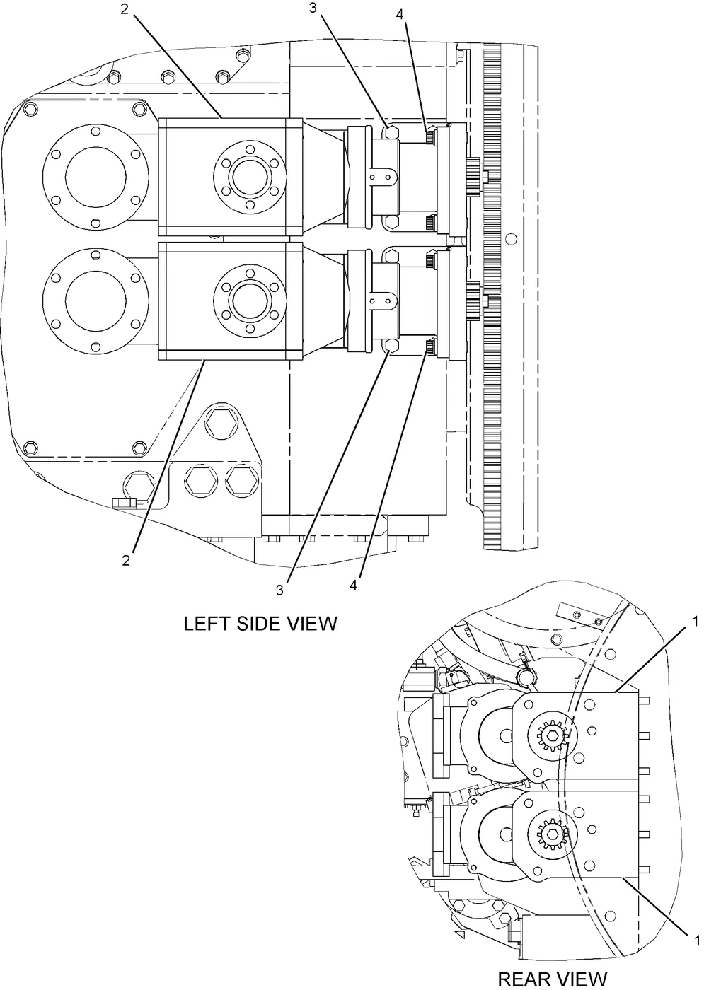 G3616 · ELECTRICAL AND STARTING SYSTEM · 254-7003 CAT parts diagram