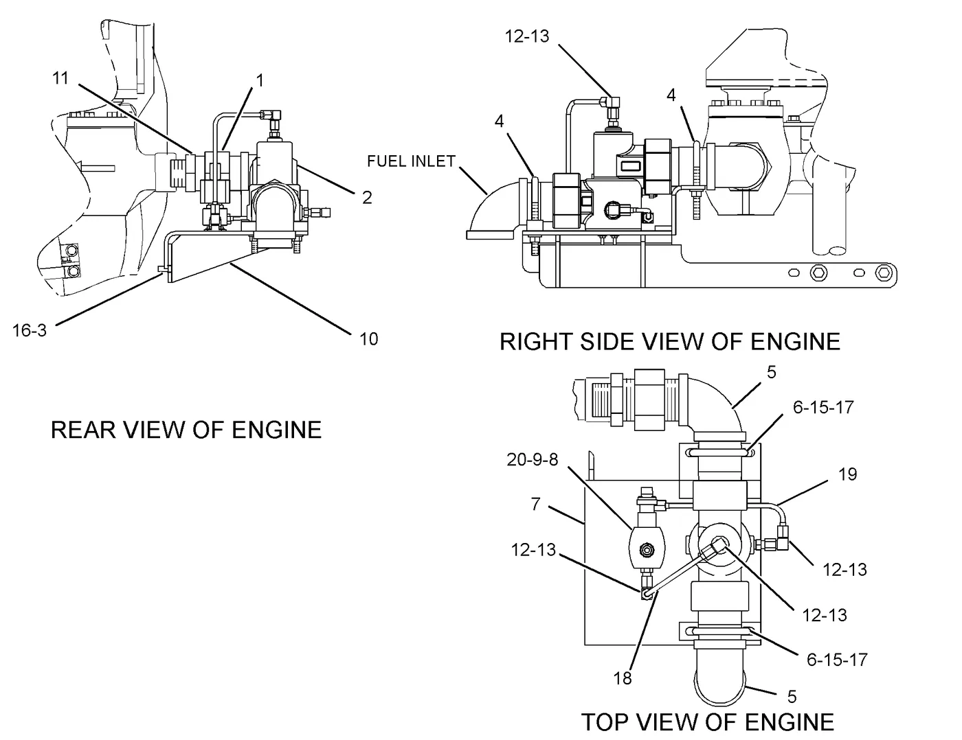G3616 · ELECTRICAL AND STARTING SYSTEM · 124-0432 CAT parts diagram