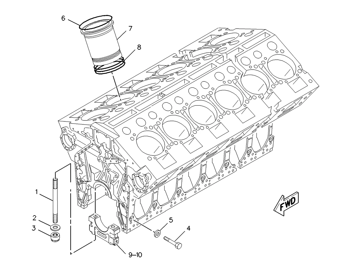 G3616 8T9047 parts diagram