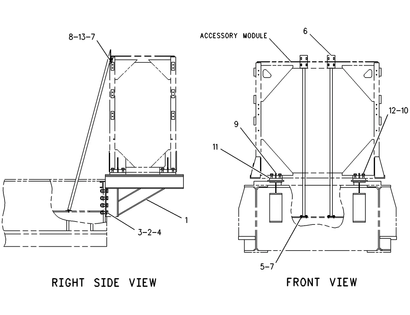 G3616 · OPERATOR STATION · 124-2446 CAT parts diagram
